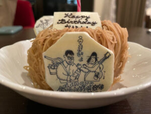 辻さんの誕生日ケーキ